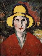 Kasimir Malevich, The Woman wear the hat in yellow
